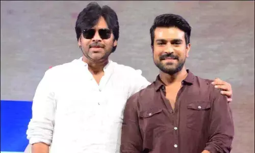 Pawan Kalyan and Ram Charan