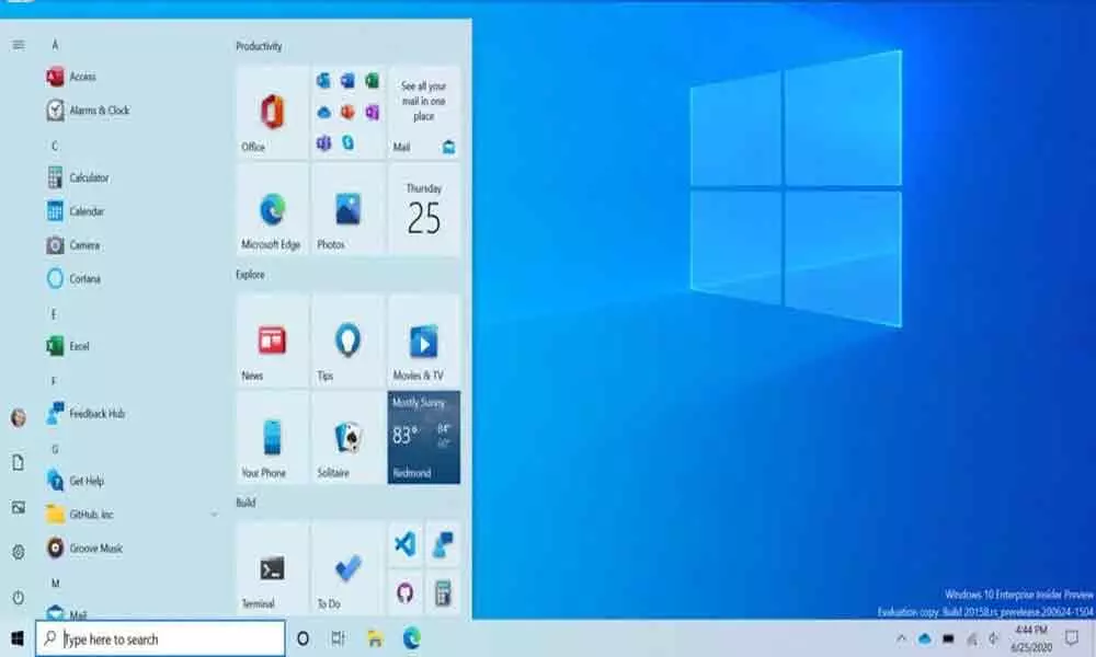 Microsoft Unveils Windows 10 New Start Menu with Theme-aware Tiles