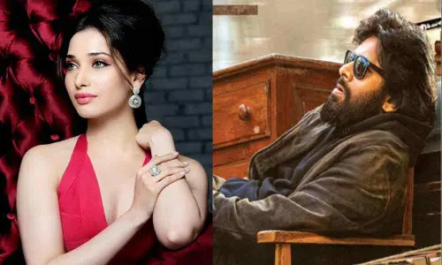 Tamannah and Pawan Kalyans look in Vakeel Saab