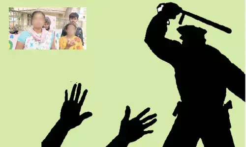 Women allege thrashing by SI