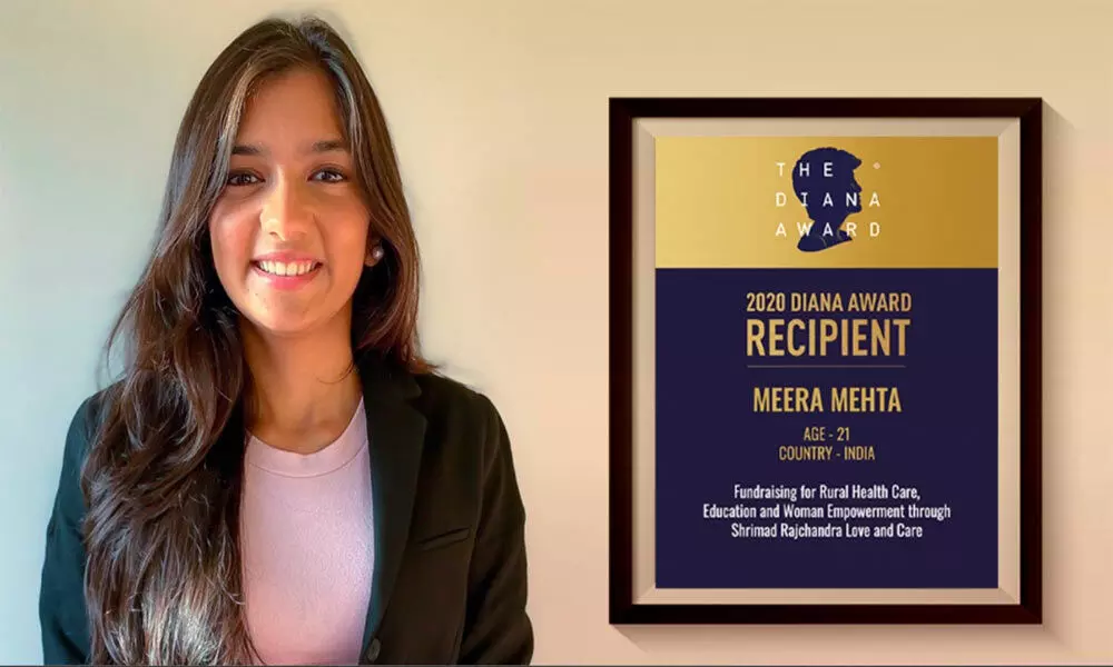 Meera Mehta is a 21-year-old young COVID-19 warrior from India. She volunteers with the global non-profit Shrimad Rajchandra Love and Care. Meera has been awarded the most prestigious accolade a young person aged 9-25 years can receive for their social action or humanitarian work