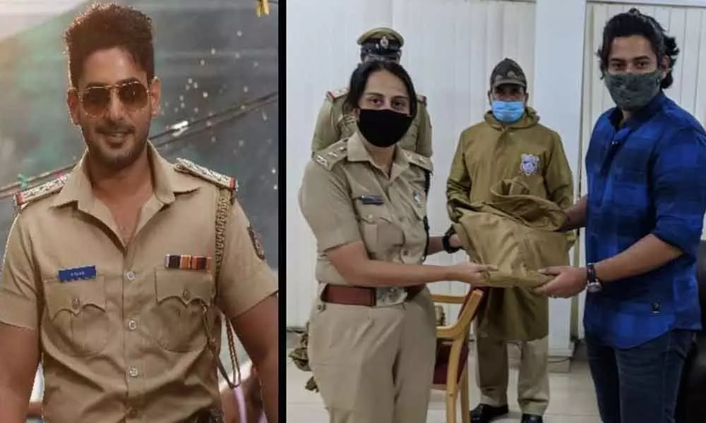 Prajwal Devaraj Distributes PPE Kits To Karnataka Police On Birthday