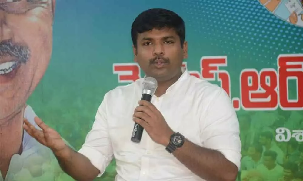 Visakhapatnam: YSRC spokesperson Gudivada Amarnath says CM Jagans sole focus is to develop state