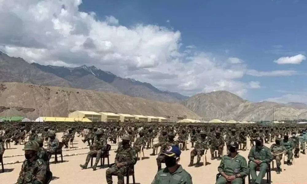 30,000 Indian troops in eyeball-to-eyeball confrontation with Chinese