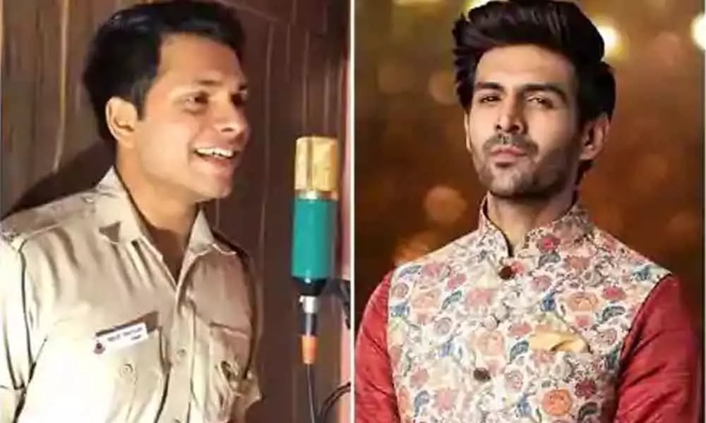 Kartik Aryan Lauds Constable Rajat Rathor And Compliments His Singing Skills