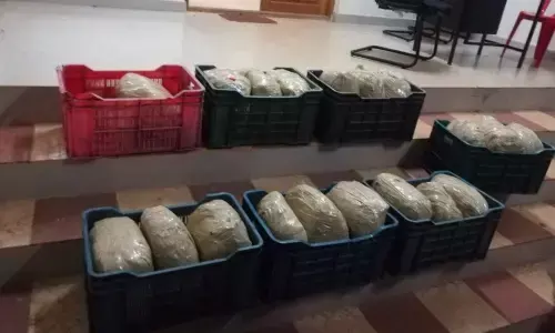 Ganja smuggling is one of the sources of income for those who are financially not so strong to fund their vices