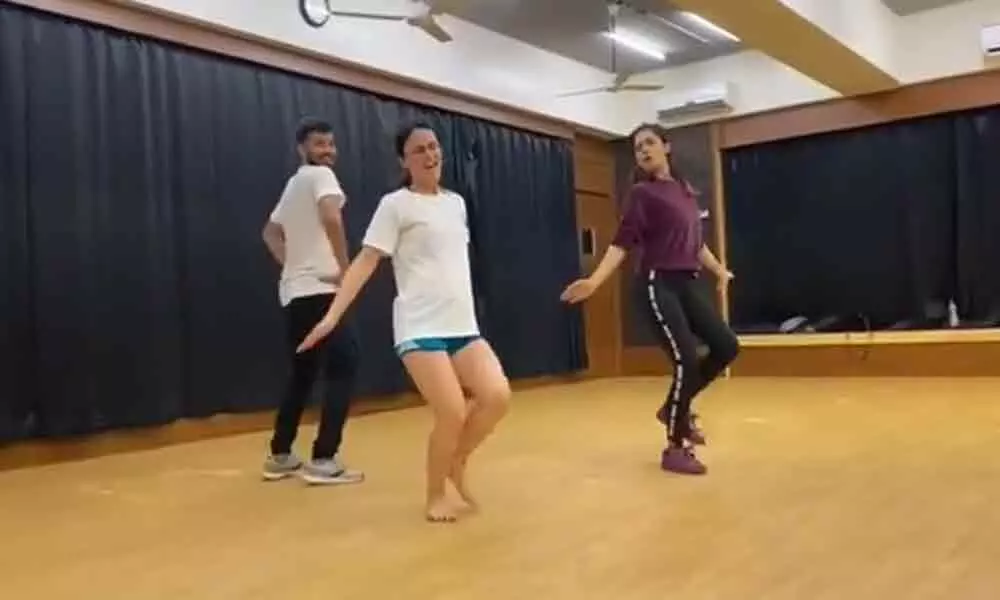 Watch: Radhika Madan Drops The Video Of Her Nachannu Jeekarda Song Practice