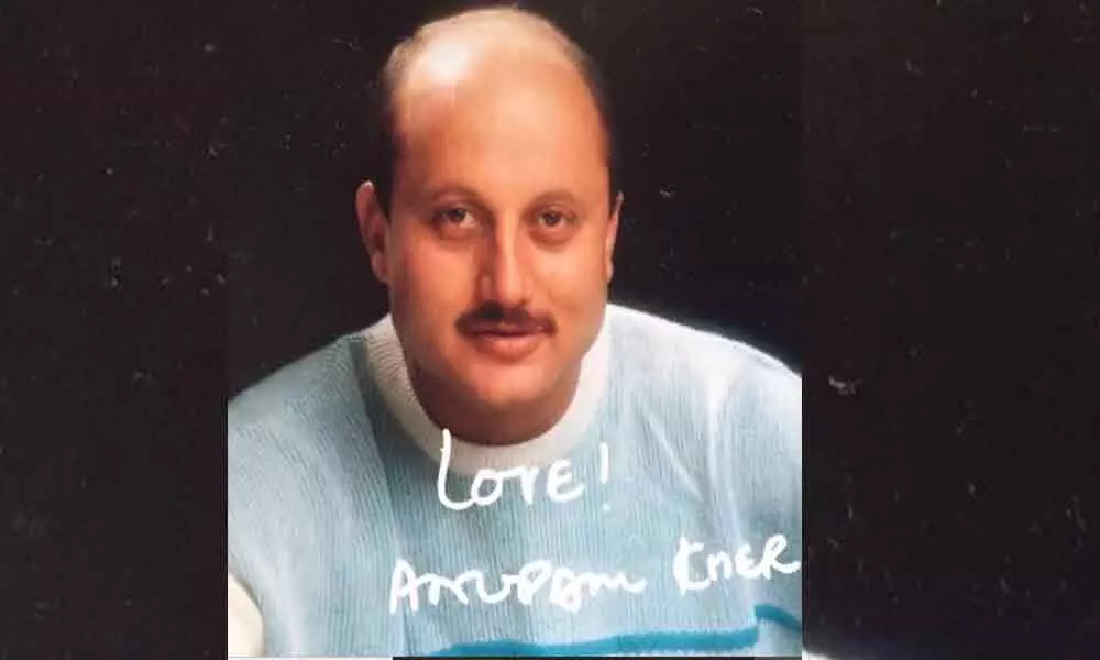 The Story Behind The Throwback Picture Of Anupam Kher