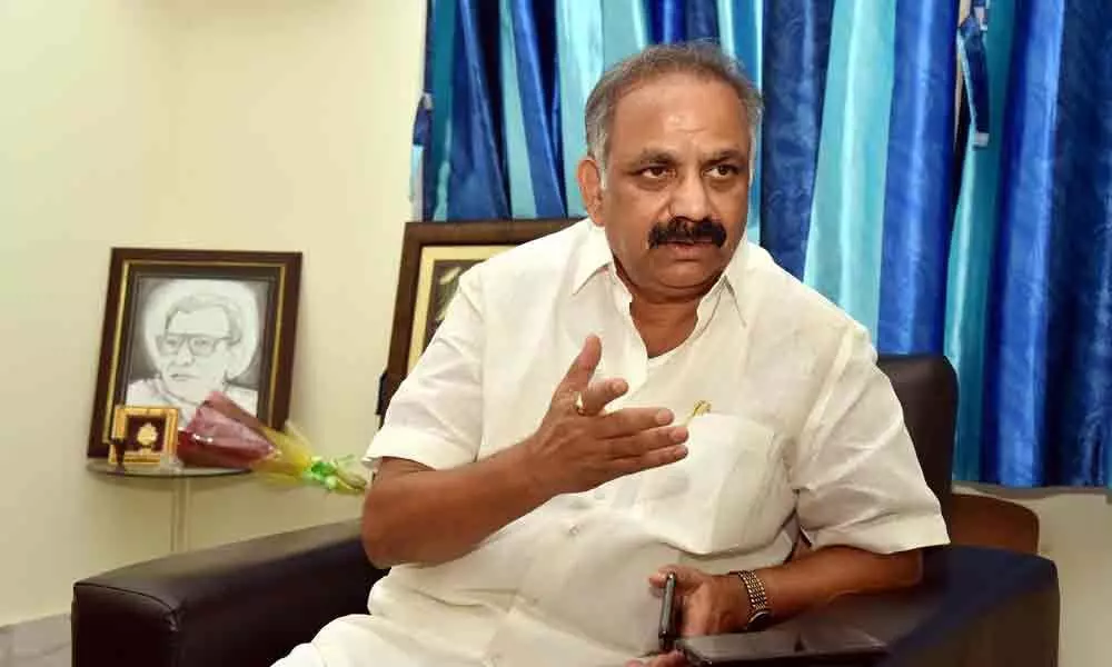 VMRDA Chairman Dronamraju Srinivasa Rao