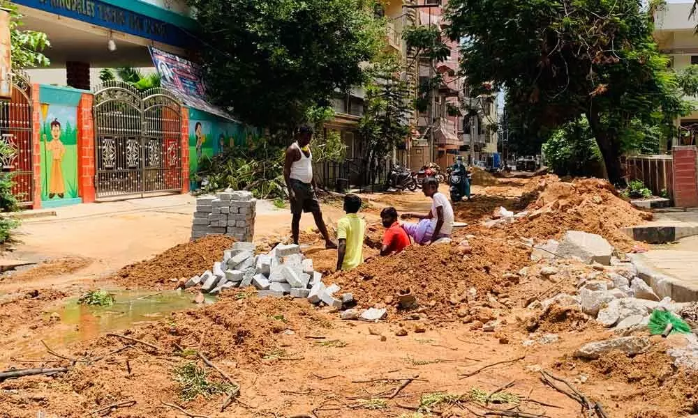Hyderabad: Several civic works taken up in colonies