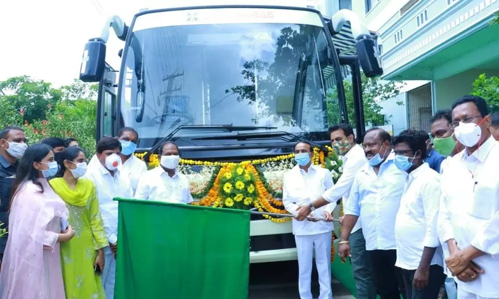 Mobile hospital in Karimnagar