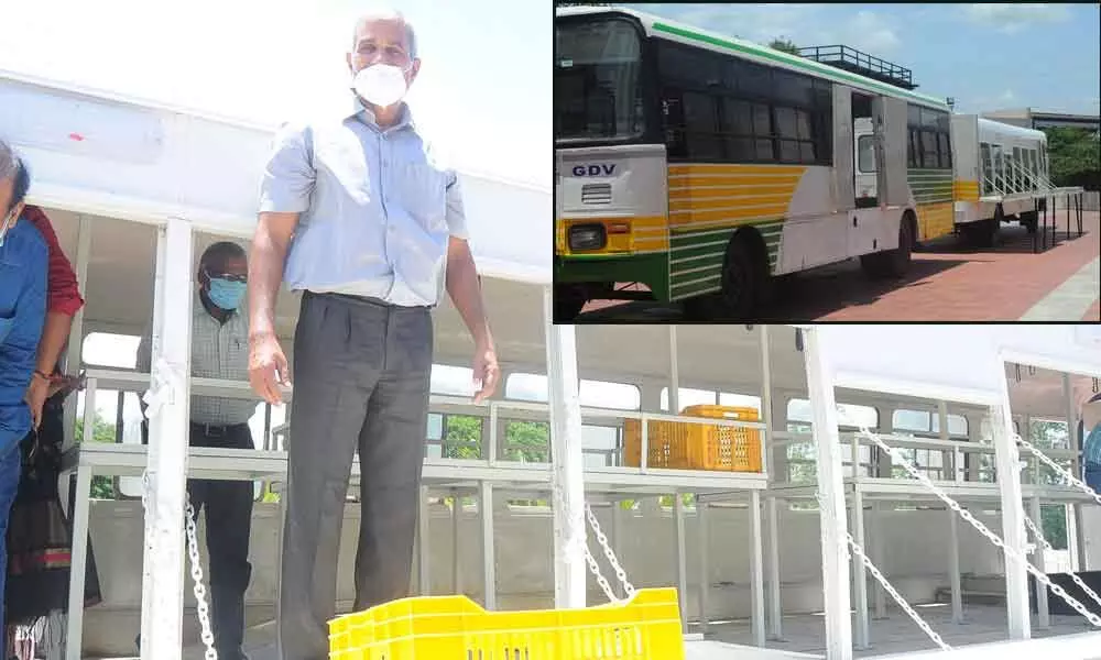Vijayawada: RTC to provide 52 Sanjeevini buses for Covid-19 tests