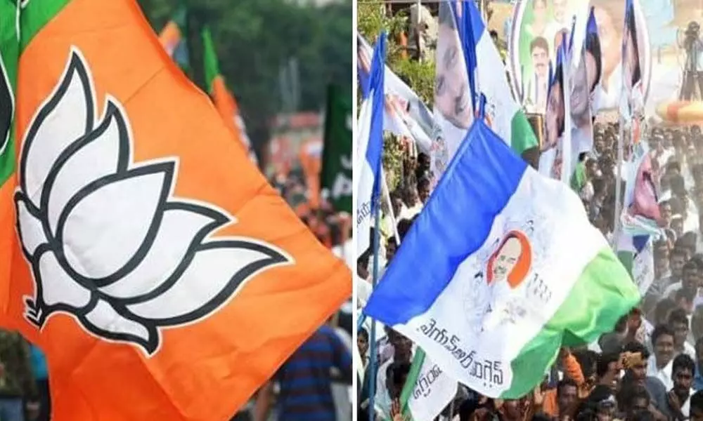 BJP, YSRCP engage in Twitter war over Raju