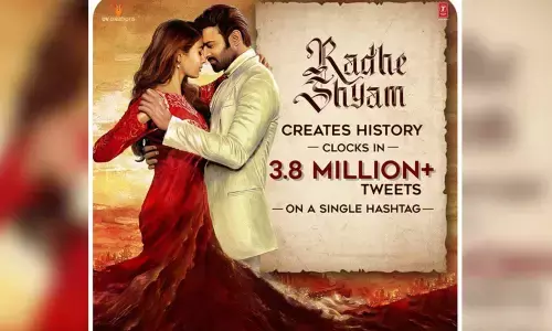 Prabhas Radhe Shyam Creates History, Clocks 3.8 Million+ Tweets
