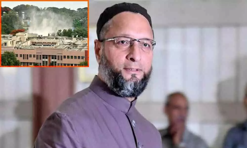 Asaduddin Owaisi welcomes CM KCRs statement on damage caused to religious places in secretariat