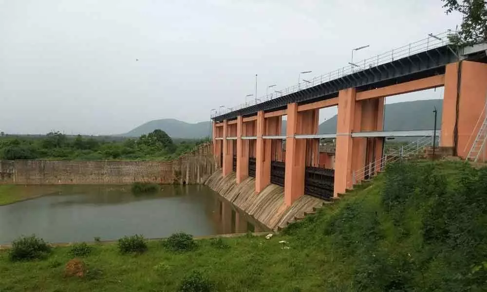 A view of Meghadrigedda reservoir in Visakhapatnam.