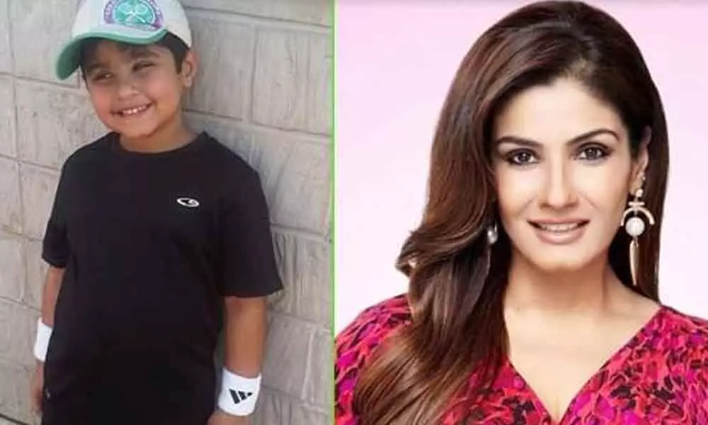 Raveena Tandon Wishes Her Son Ranbir Vardhan Dropping A Few Throwback Pics