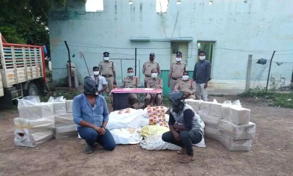 Kadapa: Police arrest two persons, seize gutka stocks worth 6 lakh