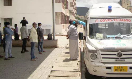 Journalists undergo Covid tests in Tirupati