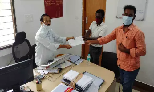 District Collector is requested to facilitate all scribes with Rs 50 lakh insurance