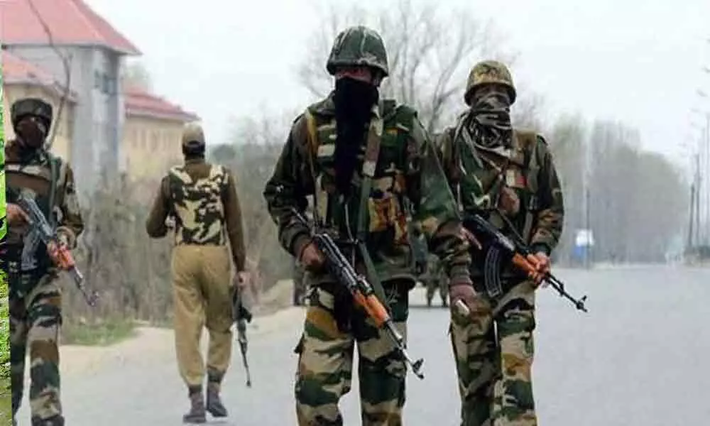 Gunfight on between terrorists & security forces in J&K