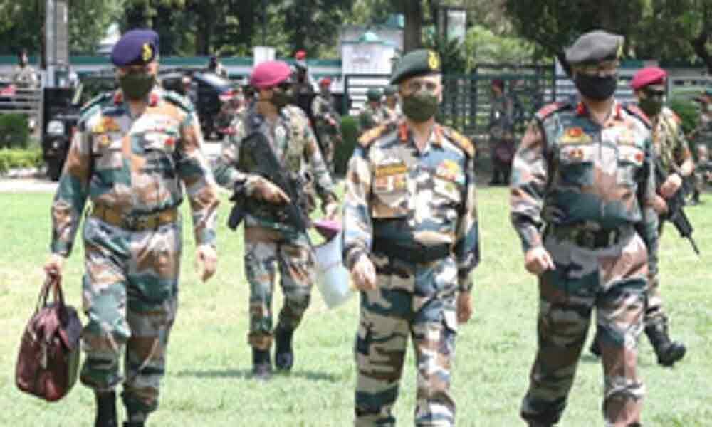 Army chief visits forwards areas along IB in PathankotJammu region