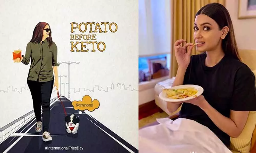 International French Fries Day: Filmy Divas Diana Penty And Keerthy Suresh Show Off Their Love Towards ‘French Fries’