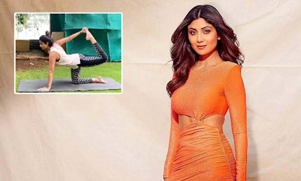 Shilpa Shettys yoga tips to beat lockdown muscle stress