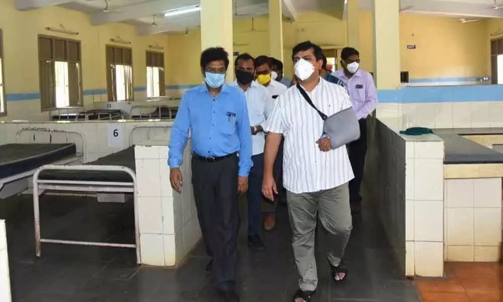 Visakhapatnam: Collector V Vinay Chand has decided to set up more Covid hospitals
