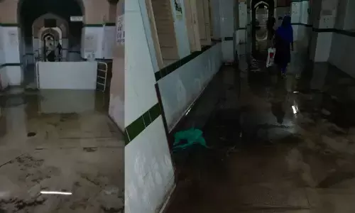 Rainwater floods wards of OGH