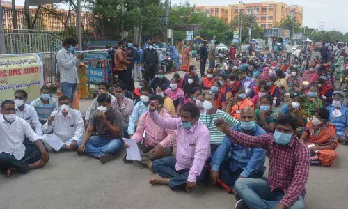 Staff stir hits Covid patient care at Gandhi Hospital