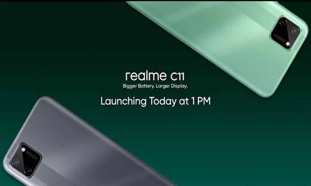 Realme C11 to Launch in India at 1 PM Today: Watch the Live Updates
