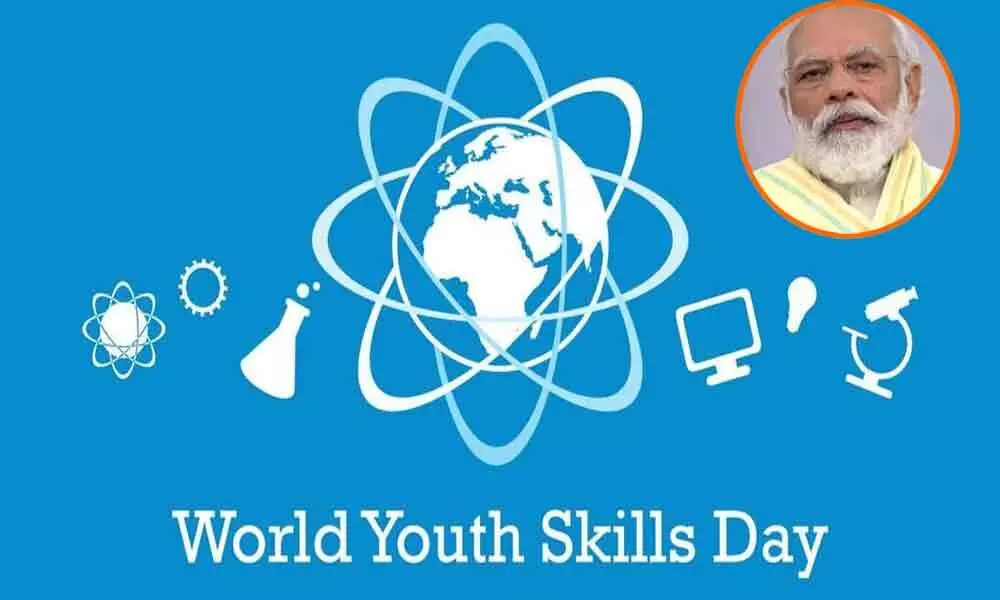 Prime Minister Narendra Modi today delivered an address on the occasion of the World Youth Skills Day.