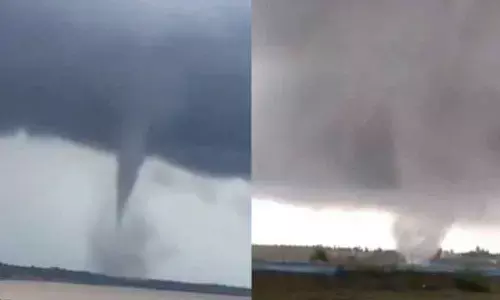 Kakinada: Tornado makes landfall in Yanam