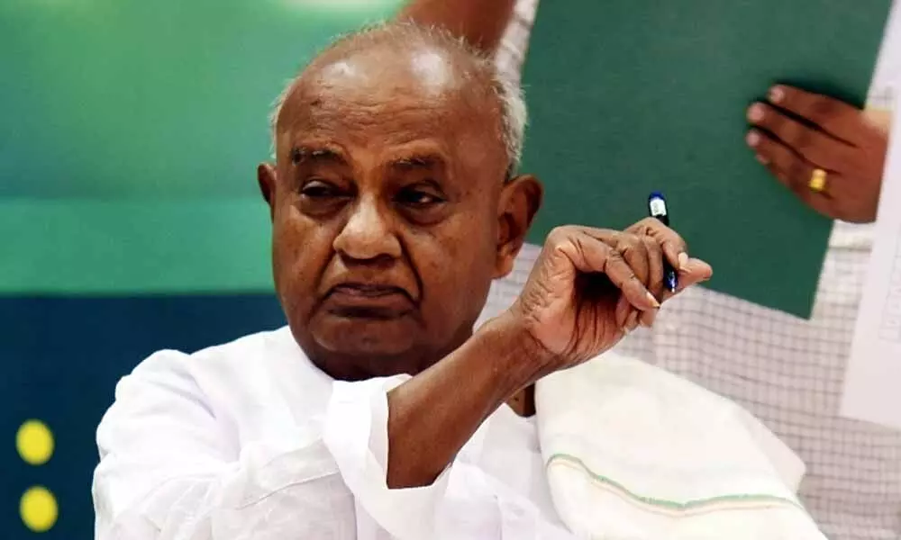 JDS supremo HD Deve Gowda