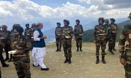 We are extremely proud of the brave and courageous soldiers - Rajnath Singh