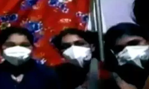 Despite Corona symptoms, Tamil Nadu nurses forced to work Despite Corona symptoms, Tamil Nadu nurses forced to work