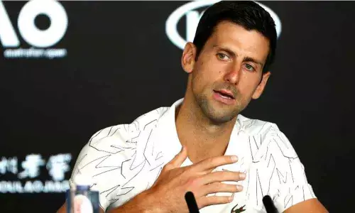 Djokovic returns to training after recovering from Covid-19