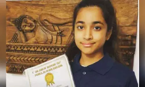 Dubai-based Indian girl breaks yoga world record
