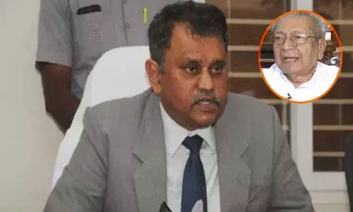 Nimmagadda Ramesh Kumar and Bishwabhushan Harichandan(inset)