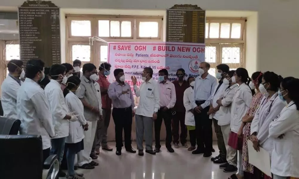 Osmania doctors to protest every day for new hospital building