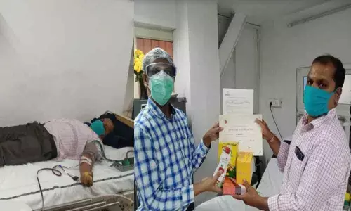 Hyderabad city police donated plasma