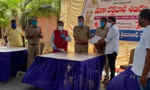 Mega blood donation camp organised