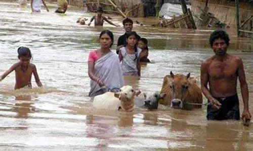 River Kopili in Assams Kampur continues to flow in severe situation: Central Water Commission