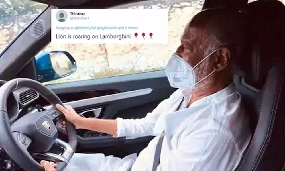 Lion in Lamborghini: Rajinikanth Makes Heads Turn