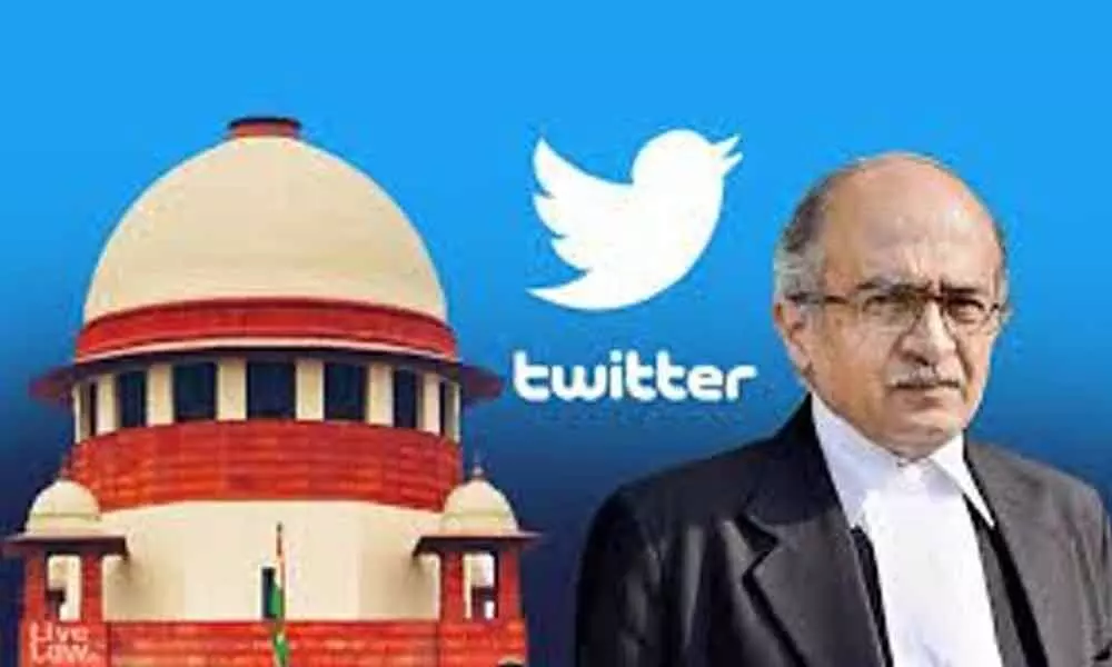 Top Court notice to Bhushan over contemptuous tweets