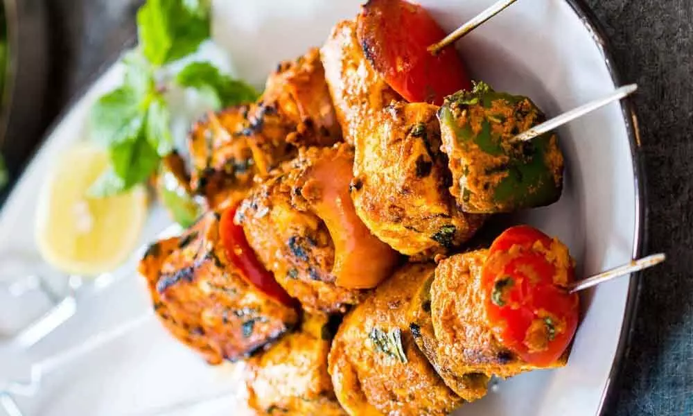 MUSHROOM PANEER KABAB