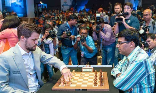 Anand loses to Carlsen in Legends of Chess tourney