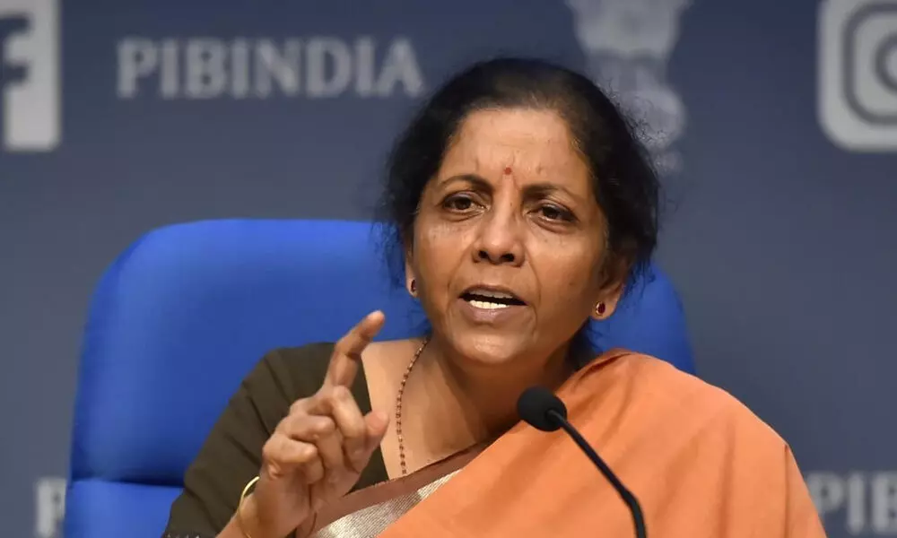 Finance Minister Nirmala Sitharaman