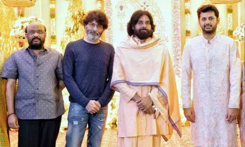 Tollywood: Pawan Kalyan Attends Nithiin Pelli Koduku Function